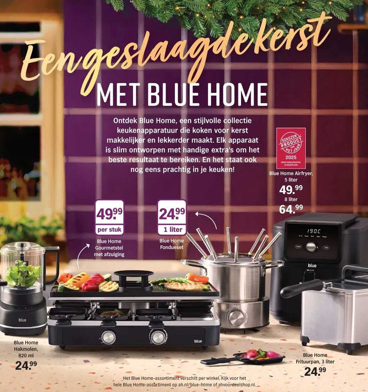 Eengelaagde kerst met Blue Home