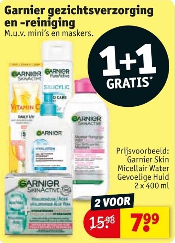Garnier gezichtsverzorging en -reiniging