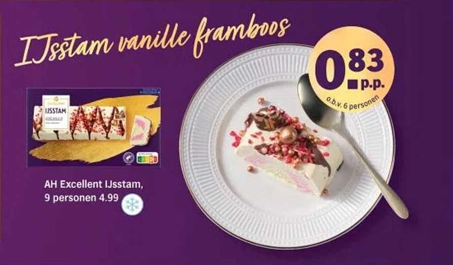 IJsstam vanille framboos