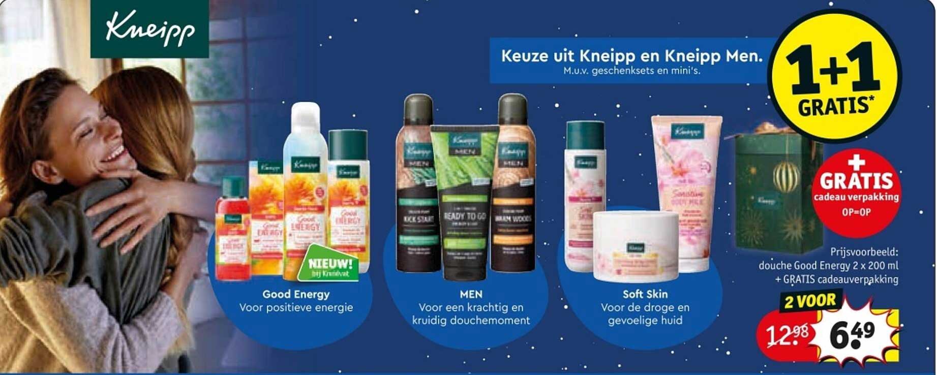 Keuze uit Kneipp en Kneipp Men. M.u.v. geschenksets en mini's.