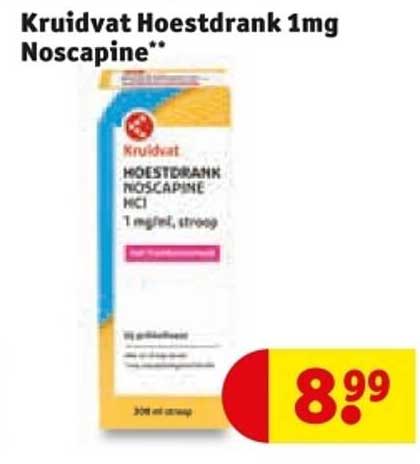 Kruidvat Hoestdrank 1mg Noscapine**