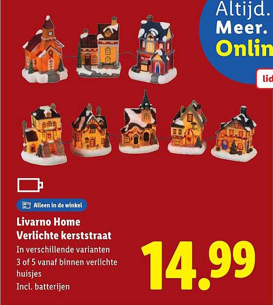 Livarno Home Verlichte kerststraat