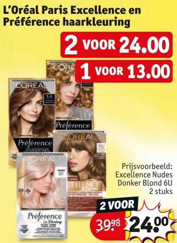 L’Oréal Paris Excellence en PrPreference haarkleurings