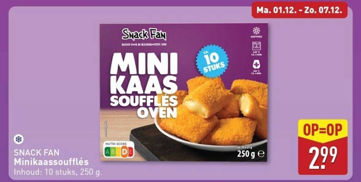 Mini Kaassoufflés Oven