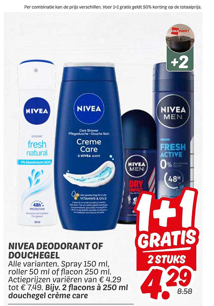 NIVEA DEODORANT OF DOUCHEGEL