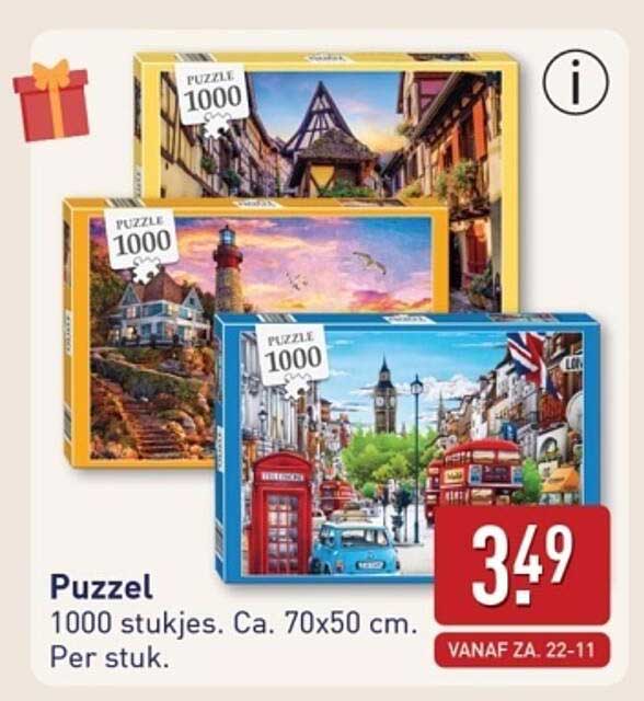 Puzzle 1000 stukjes