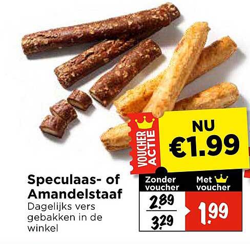 Speculaas- of Amandelstaaf