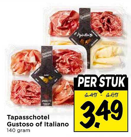 Tapasschotel Gustoso of Italiano