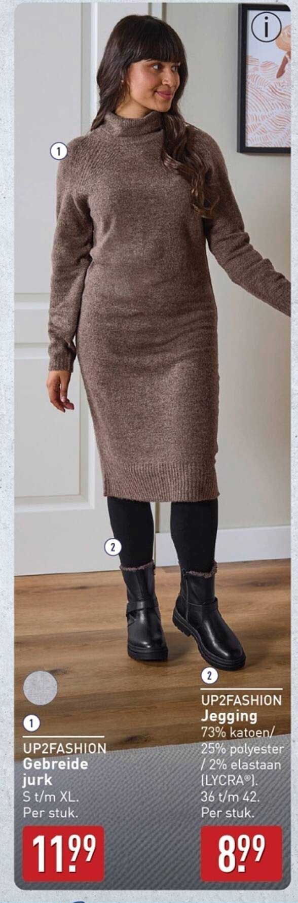 UP2FASHION Gebreide jurk