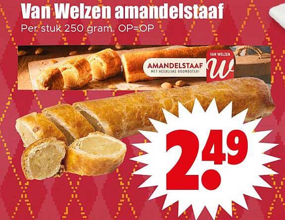 Van Welzen amandelstaaf