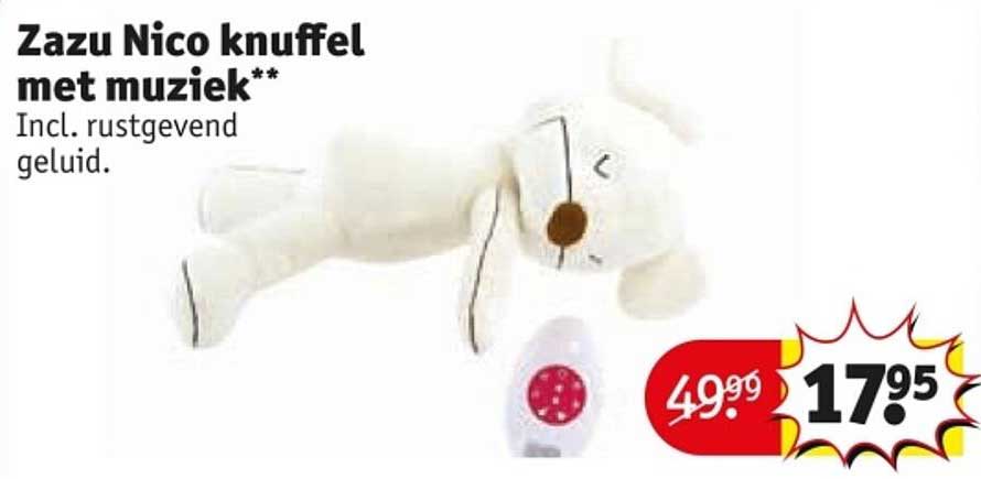 Zazu Nico knuffel met muziek