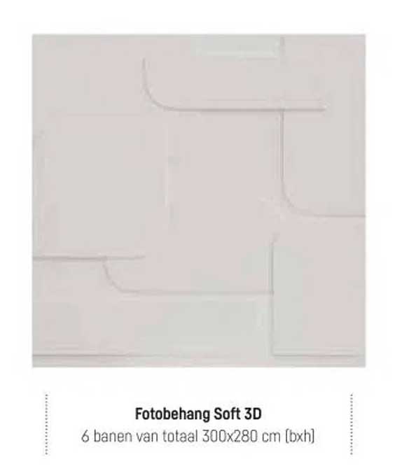Fotobehang Soft 3D