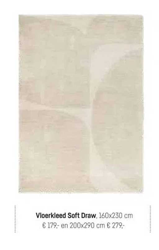 Vloerkleed Soft Draw, 160x230 cm