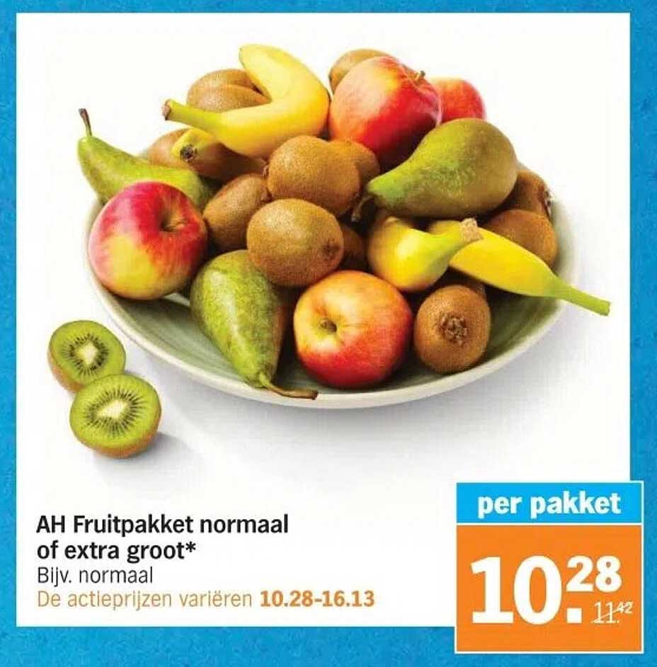 AH Fruitpakket normaal of extra groot*