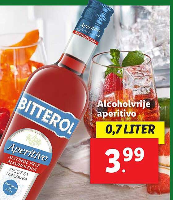 Alcoholvrije aperitivo 0,7 L