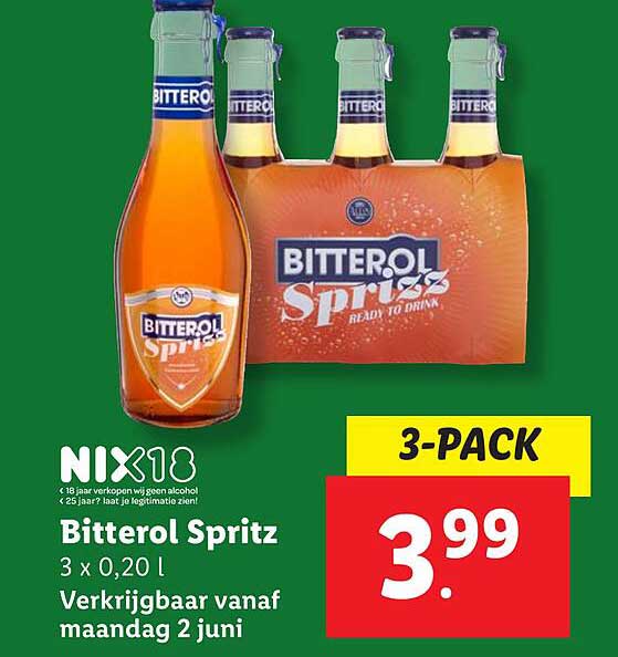 Bitterol Spritz 3 x 0,20 l