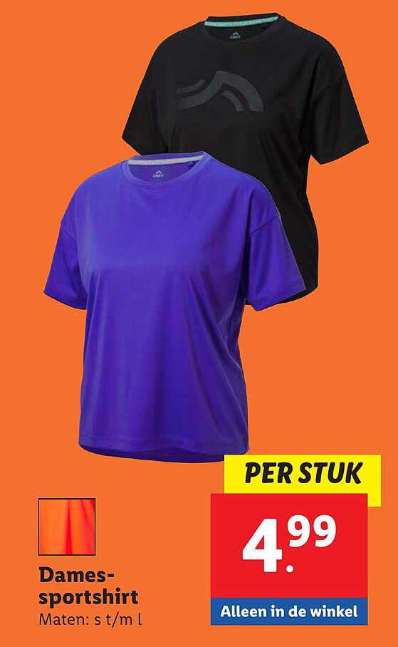 Dames-sportshirt
