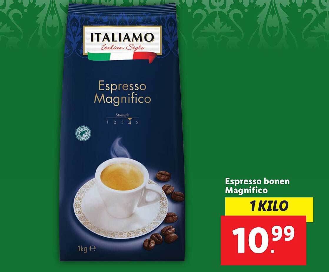 Espresso bonen Magnifico 1 KILO