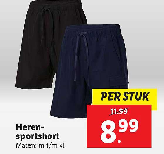 Heren-sportshort