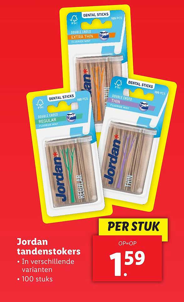 Jordan tandenstokers