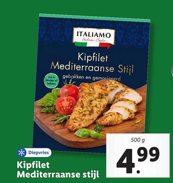 Kipfilet Mediterraanse stijl
