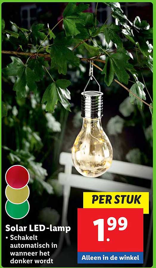 Solar LED-lamp
