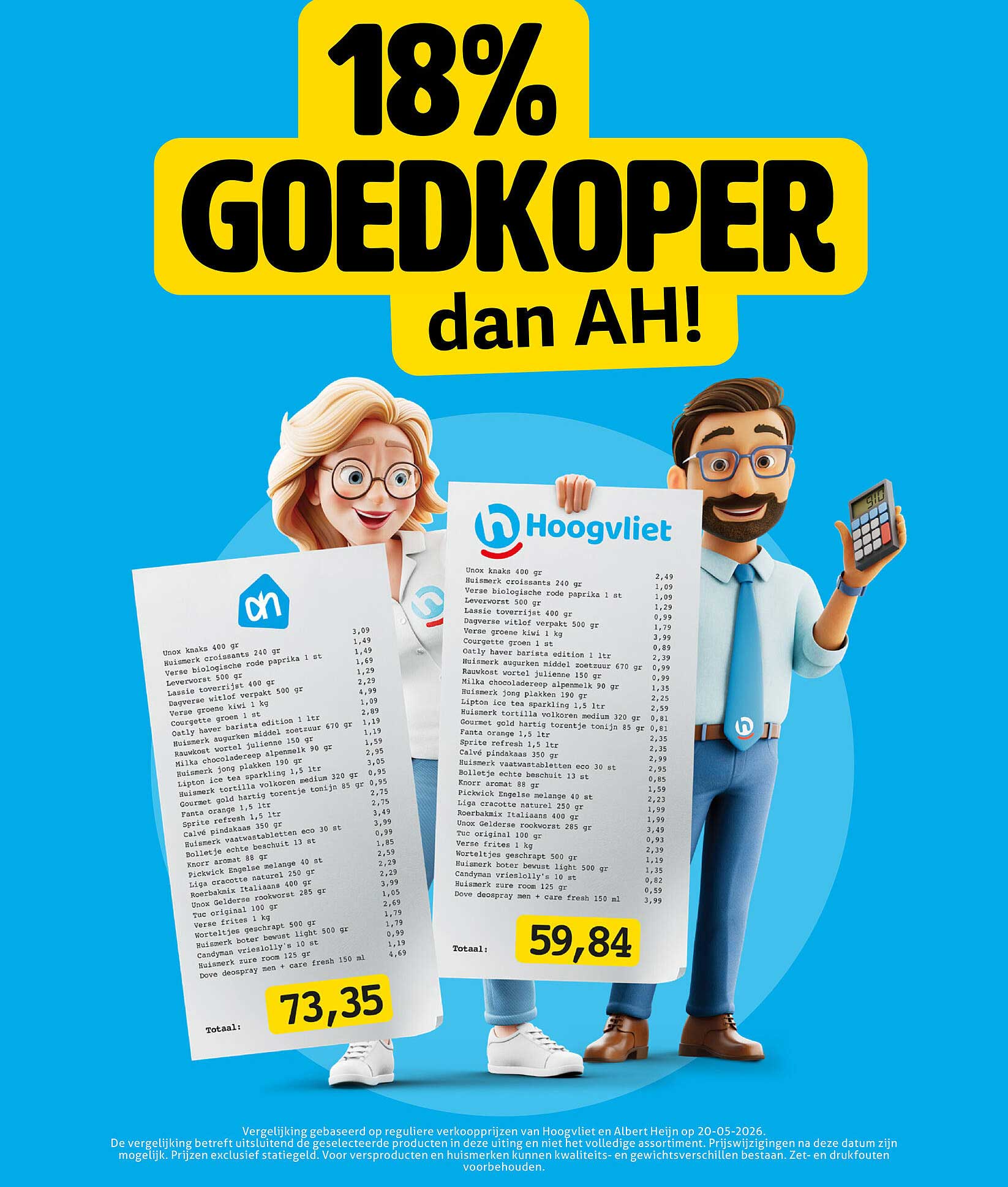 18% GOEDKOPER dan AH!