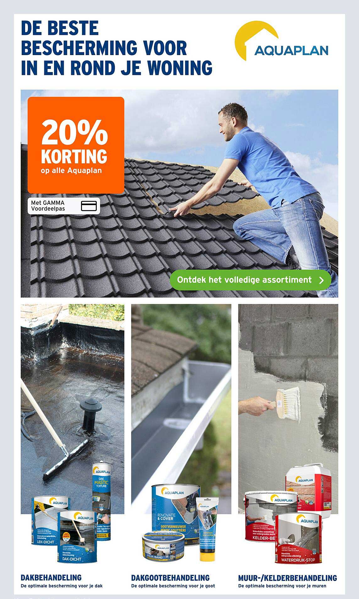 20% KORTING op alle Aquaplan