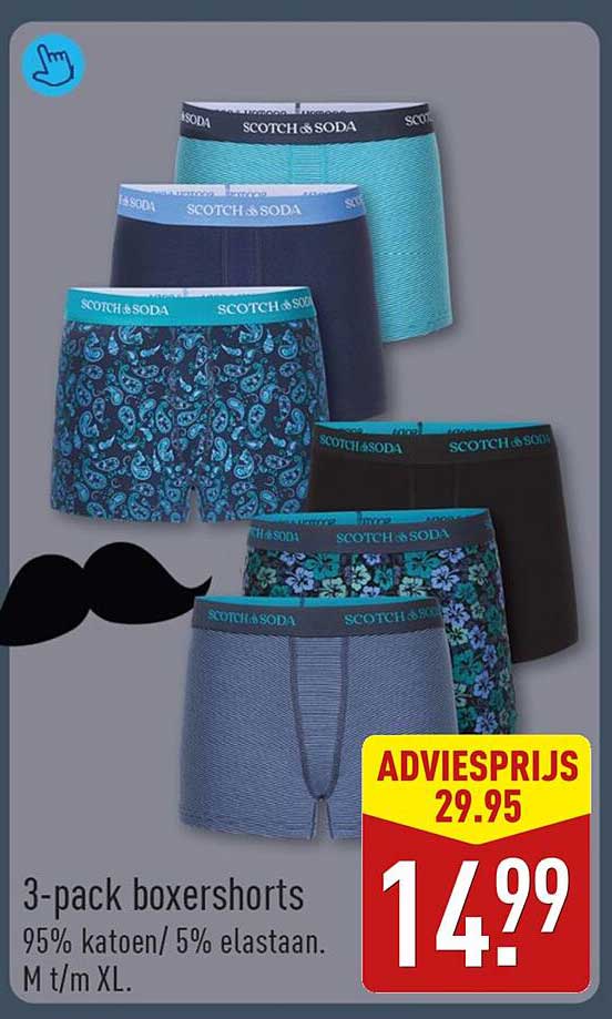 3-pack boxershorts