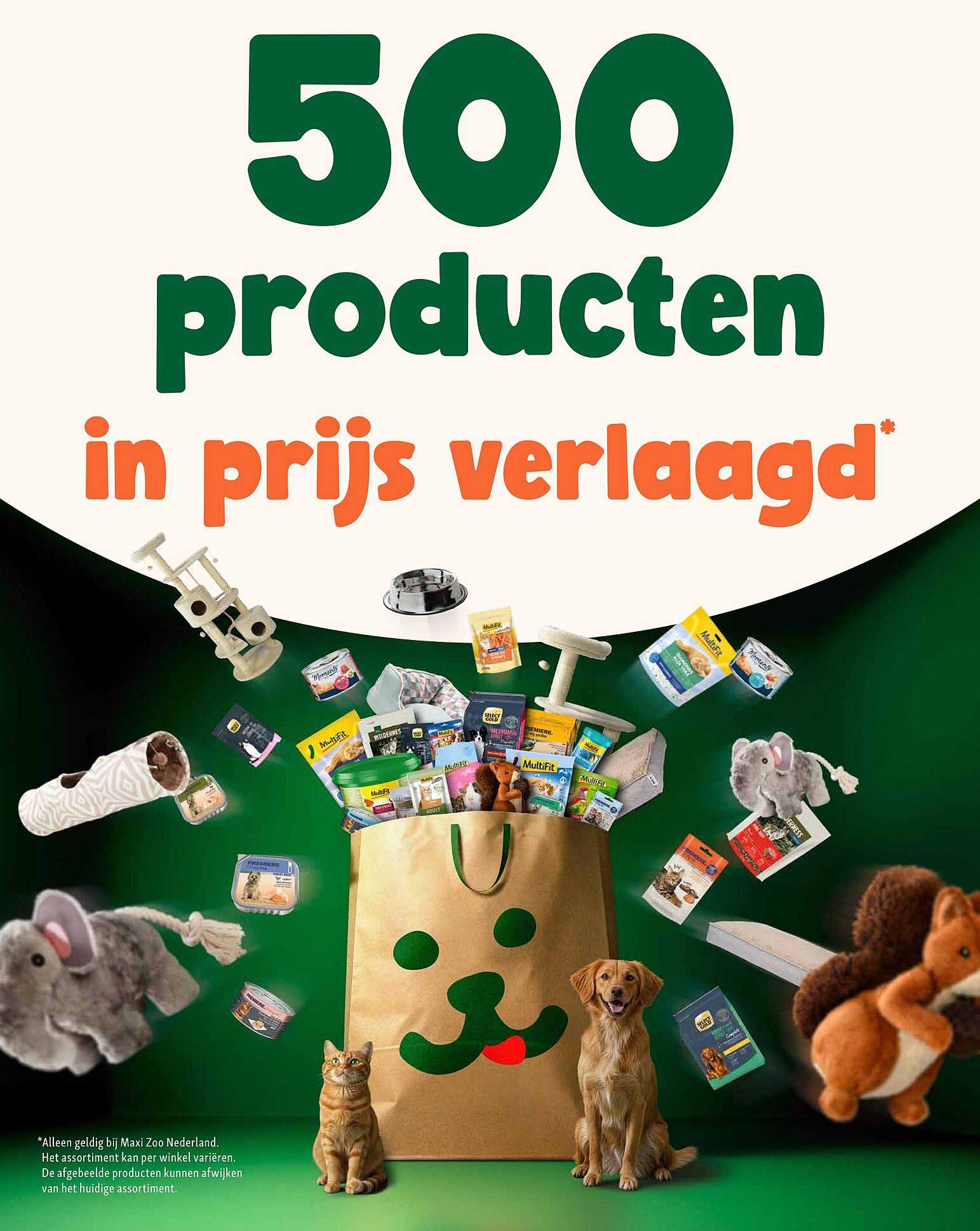 500 producten in prijs verlaagd*