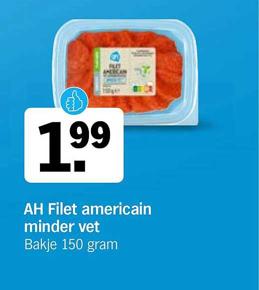 AH Filet americain minder vet