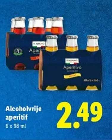 Alcoholvrije aperitif