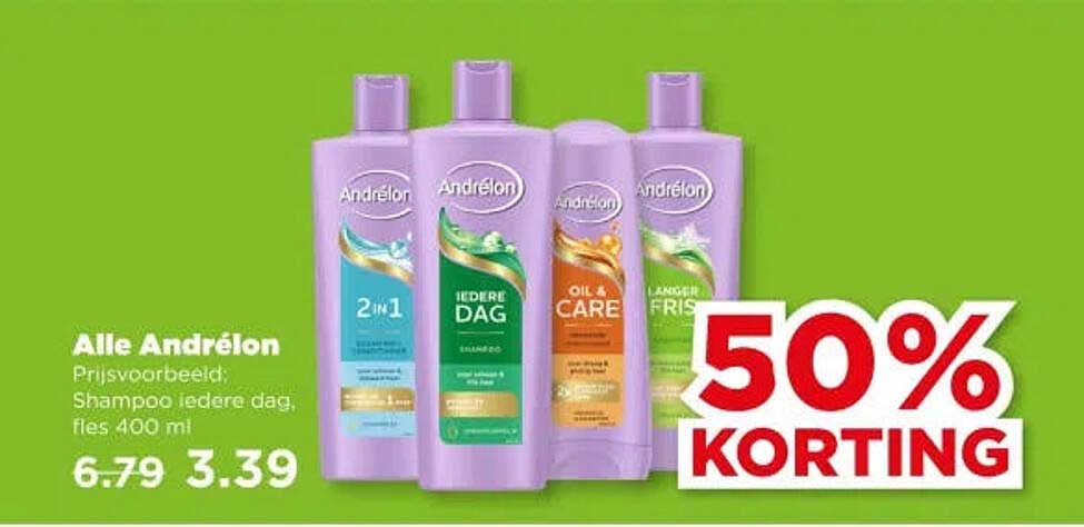 Alle Andrélon 50% KORTING
