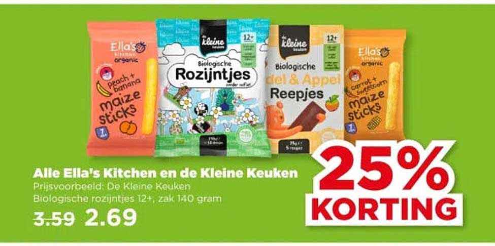Alle Ella's Kitchen en de Kleine Keuken 25% KORTING
