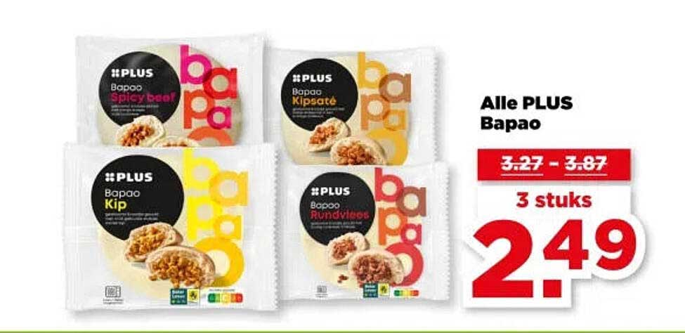 Alle PLUS Bapao 3 stuks
