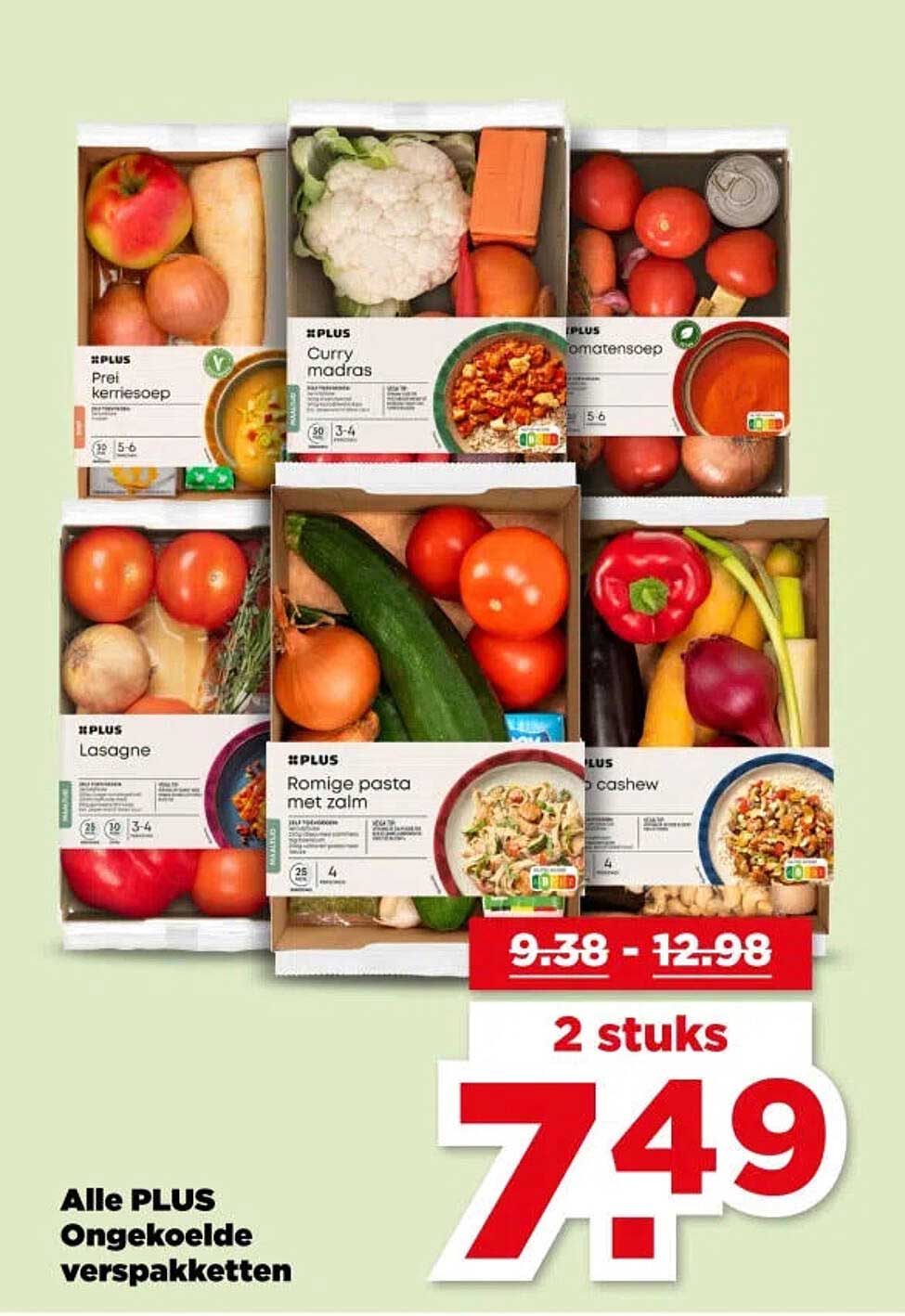 Alle PLUS Ongekoelde verspakkettten