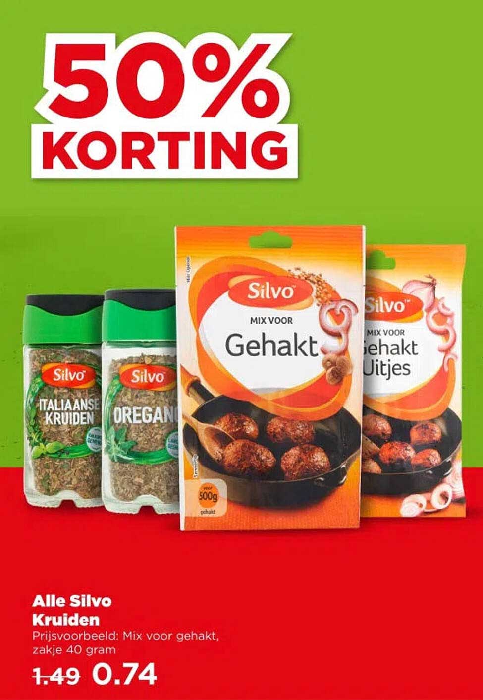 Alle Silvo kruiden 50% korting