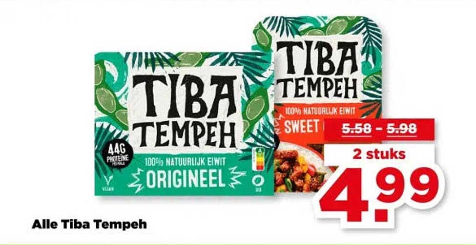 Alle Tiba Tempeh 2 stuks
