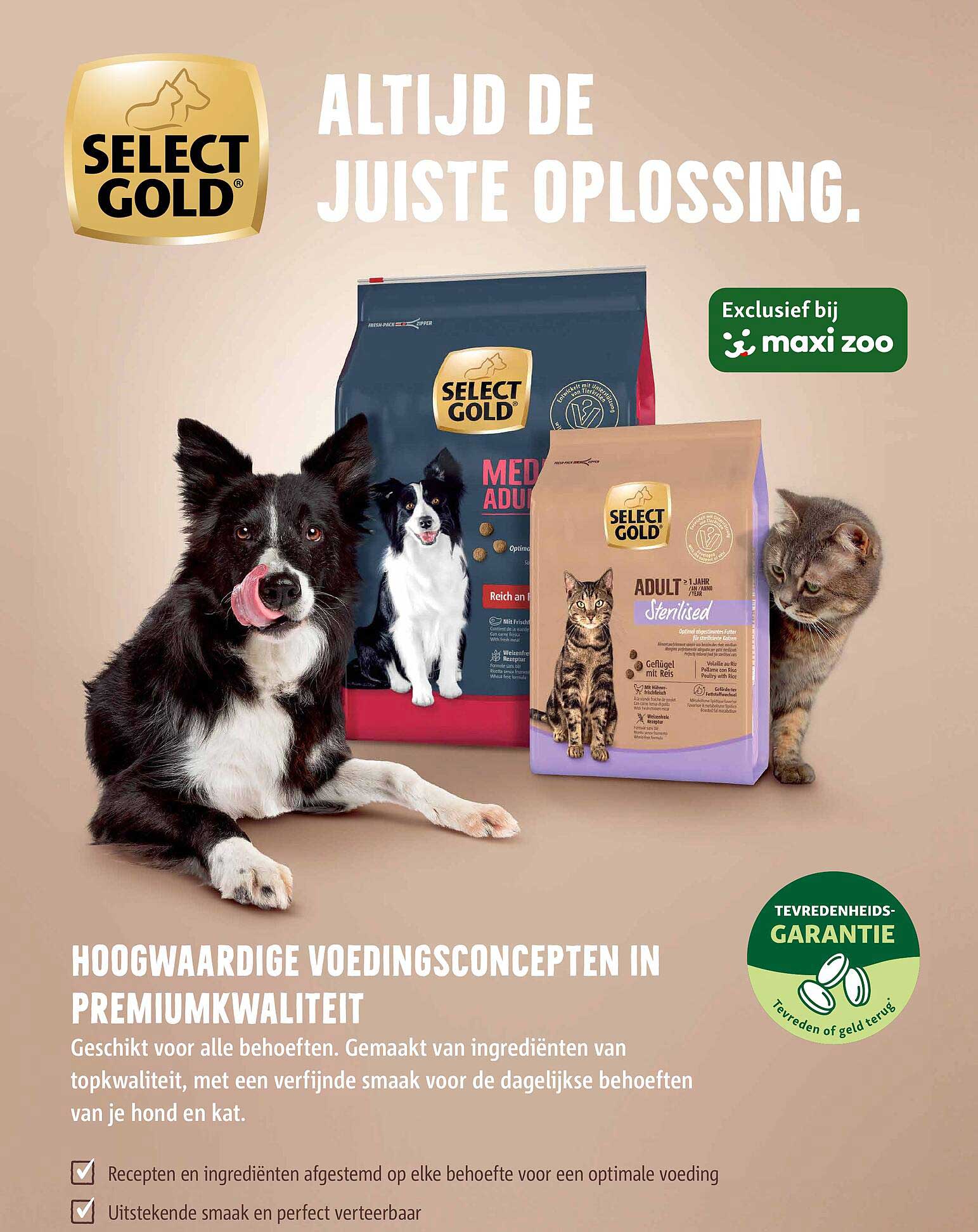 ALTIJD DE JUISTE OPLOSSING.