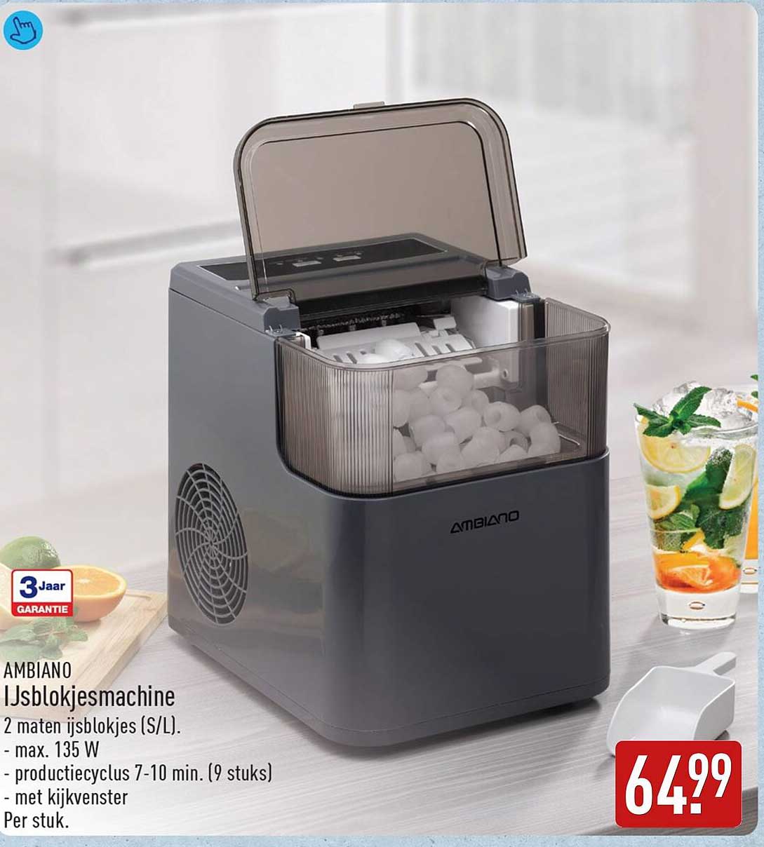 AMBIANO IJsblokjesmachine