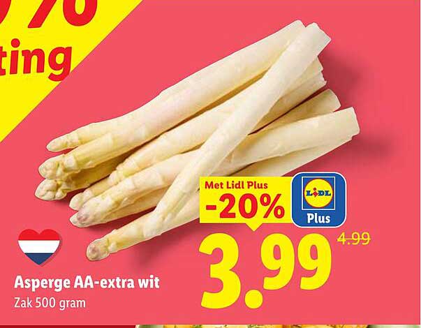 Asperge AA-extra wit