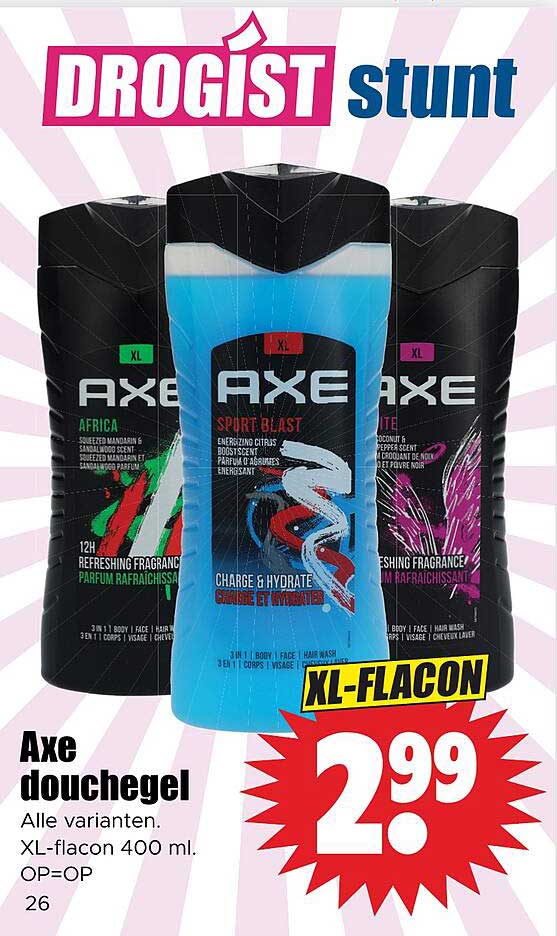 Axe douchegel
