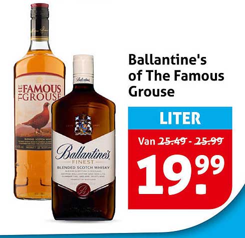 Ballantine's of The Famous Grouse LITER