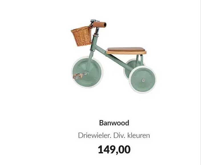 Banwood Driewieler, Div. kleuren