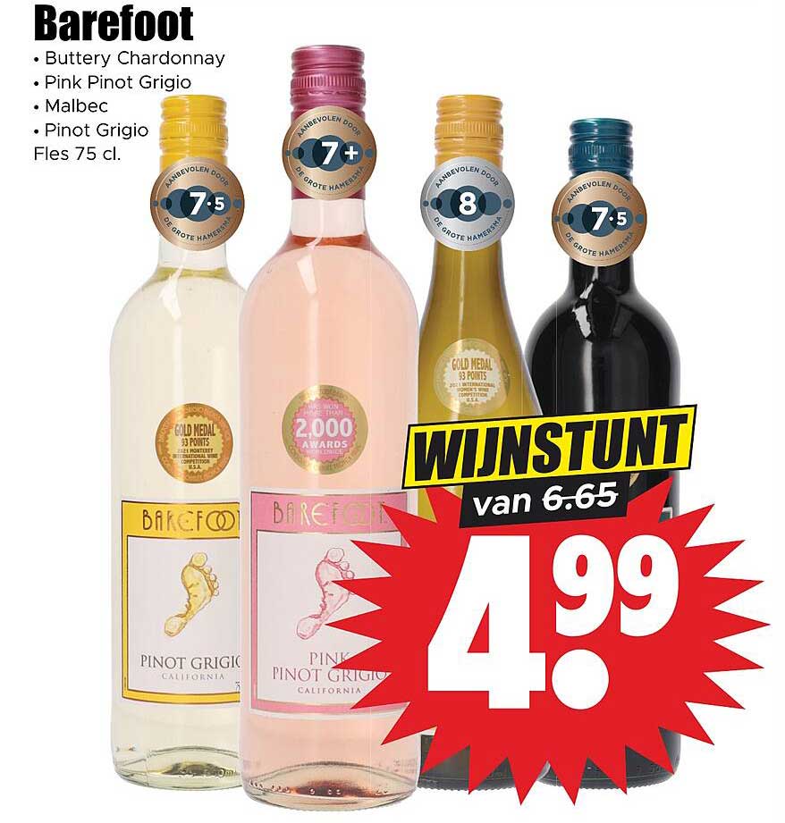 Barefoot WIJNSTUNT van 6.65