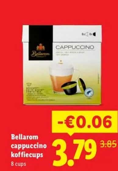 Bellarom cappuccino koffiecups 8 cups