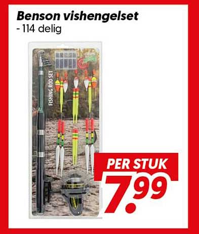 Benson vishengelset - 114 delig