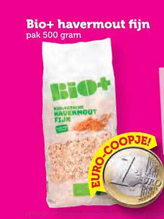 Bio+ havermeout fijn pak 500 gram