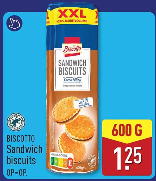 BISCOTTO Sandwich biscuits
