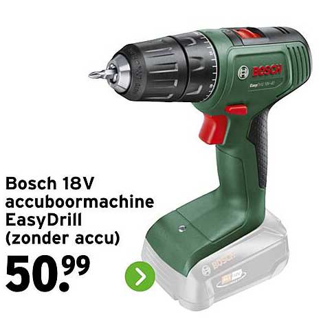 Bosch 18V accuboormachine EasyDrill (zonder accu)